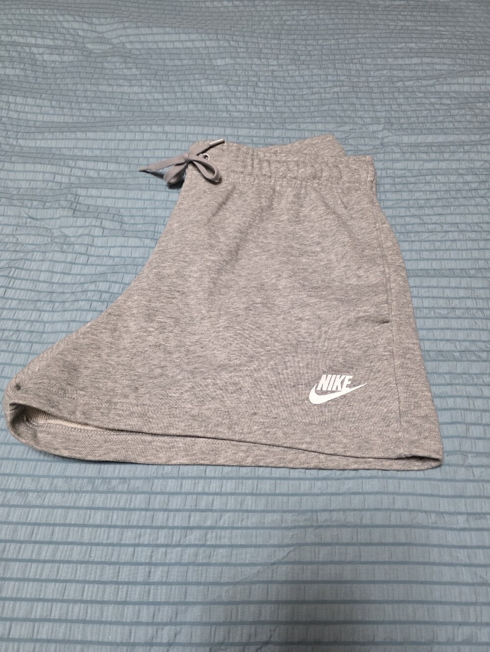 Womens NIKE Light Gray Lounge Shorts Size L